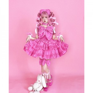 Zaofeng big bow rhinestone doll feeling playful and sweetLolita Dress (DJ87)